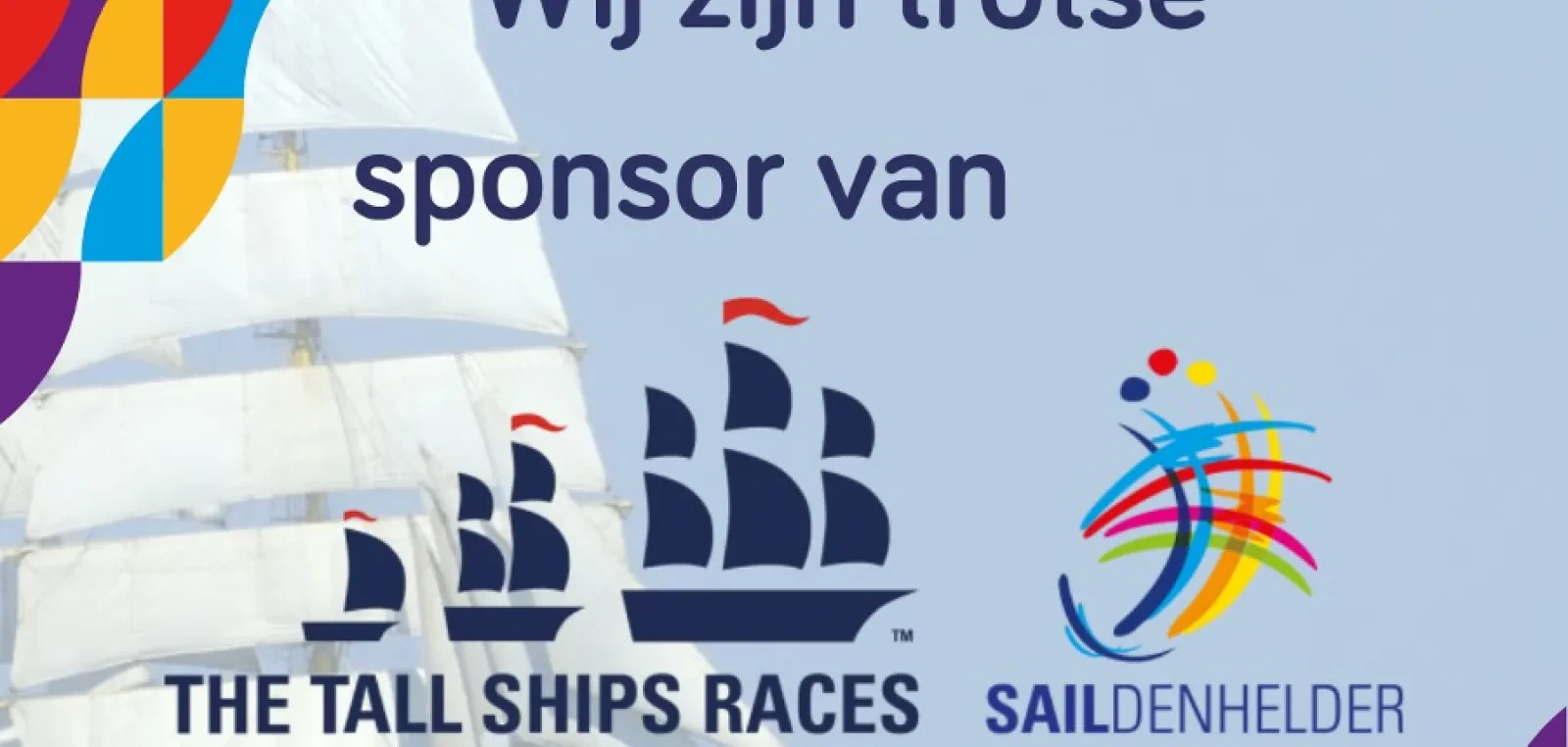 Element NL trotse sponsor van Sail Den Helder