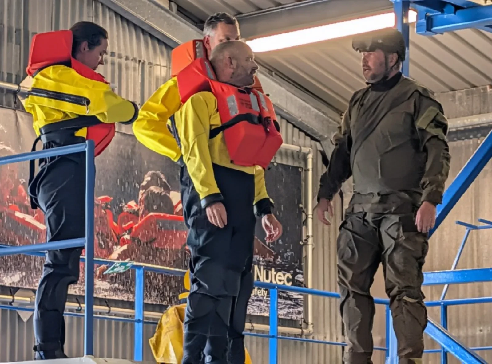 Keuringsartsen op Maasvlakte voor "offshore training"