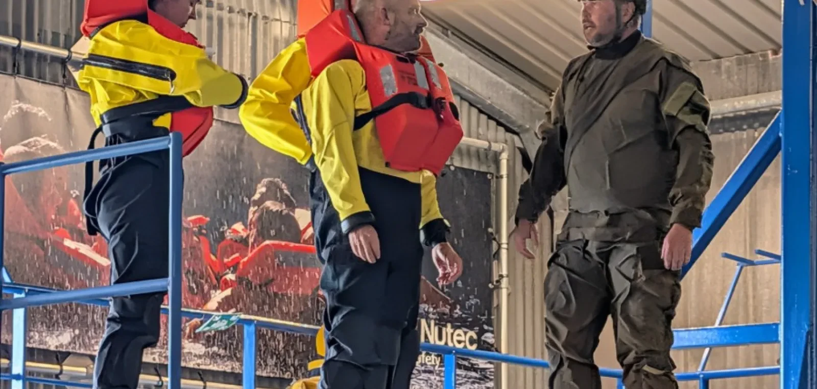 Keuringsartsen op Maasvlakte voor "offshore training"
