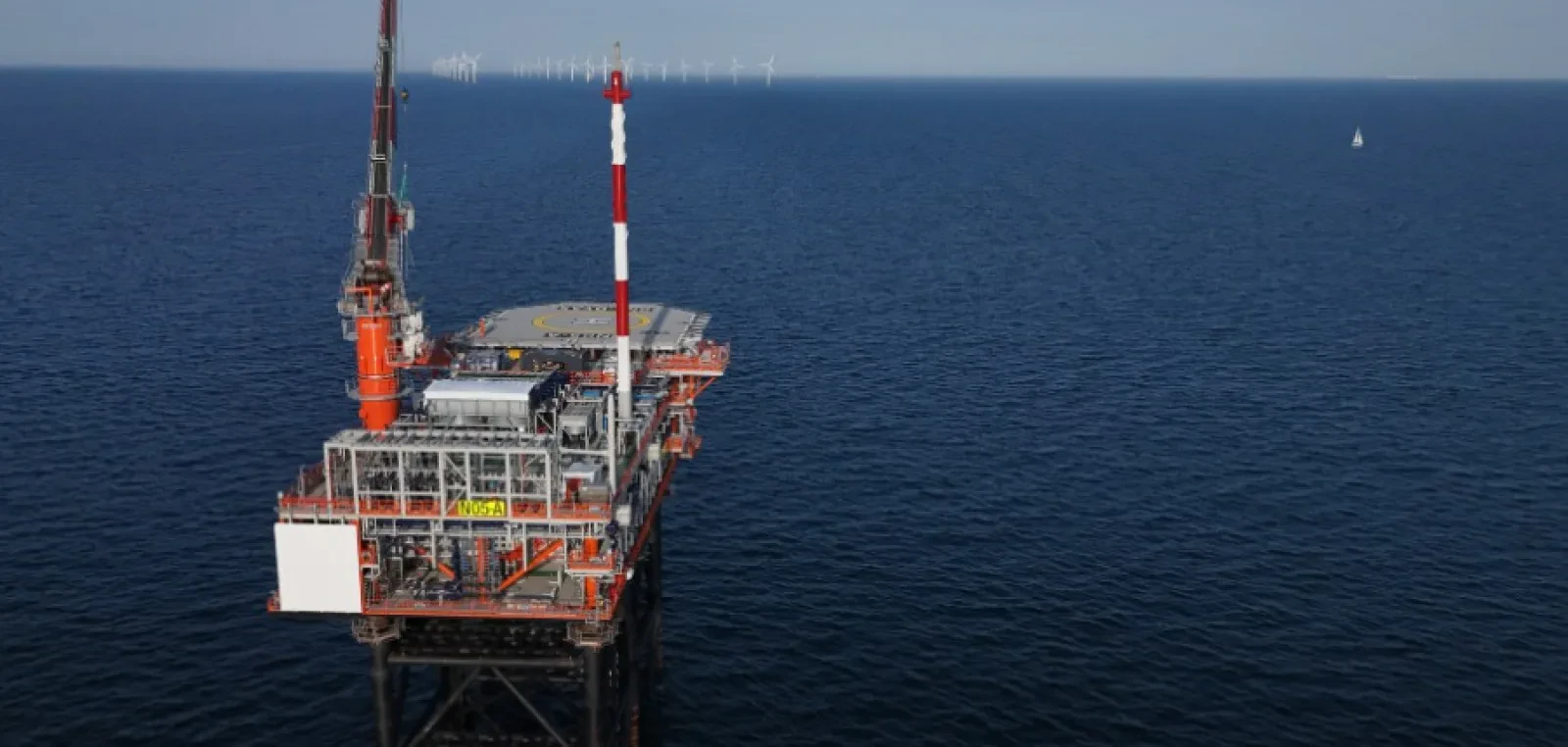 Primeur op de Noordzee: N05-A draait als eerste gasplatform volledig op offshore windenergie